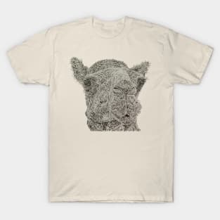 Dotwork Camel Art Print T-Shirt